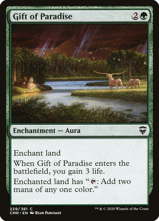 Gift of Paradise · Commander Legends (CMR) #229