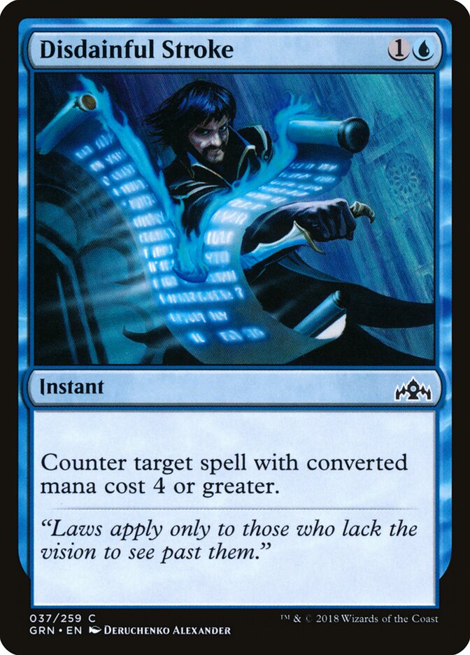 Disdainful Stroke · Guilds of Ravnica (GRN) #37