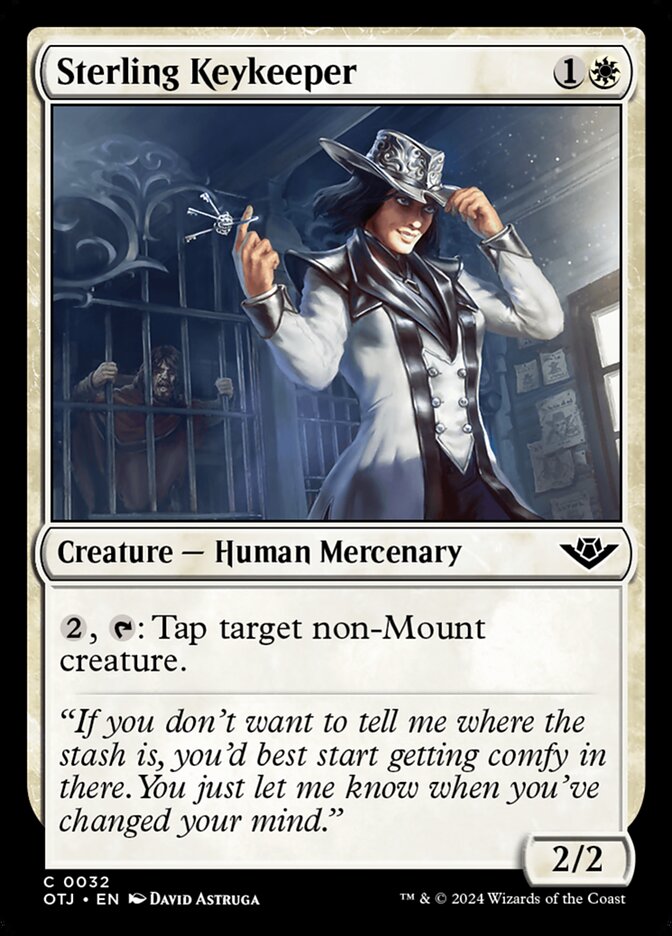 Sterling Keykeeper · Outlaws of Thunder Junction (OTJ) #32