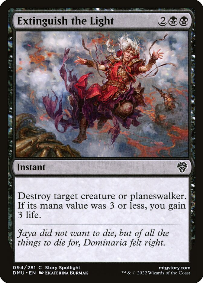 Extinguish the Light · Dominaria United (DMU) #94