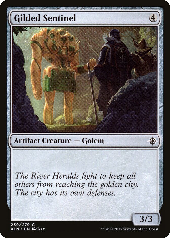 Gilded Sentinel · Ixalan (XLN) #239