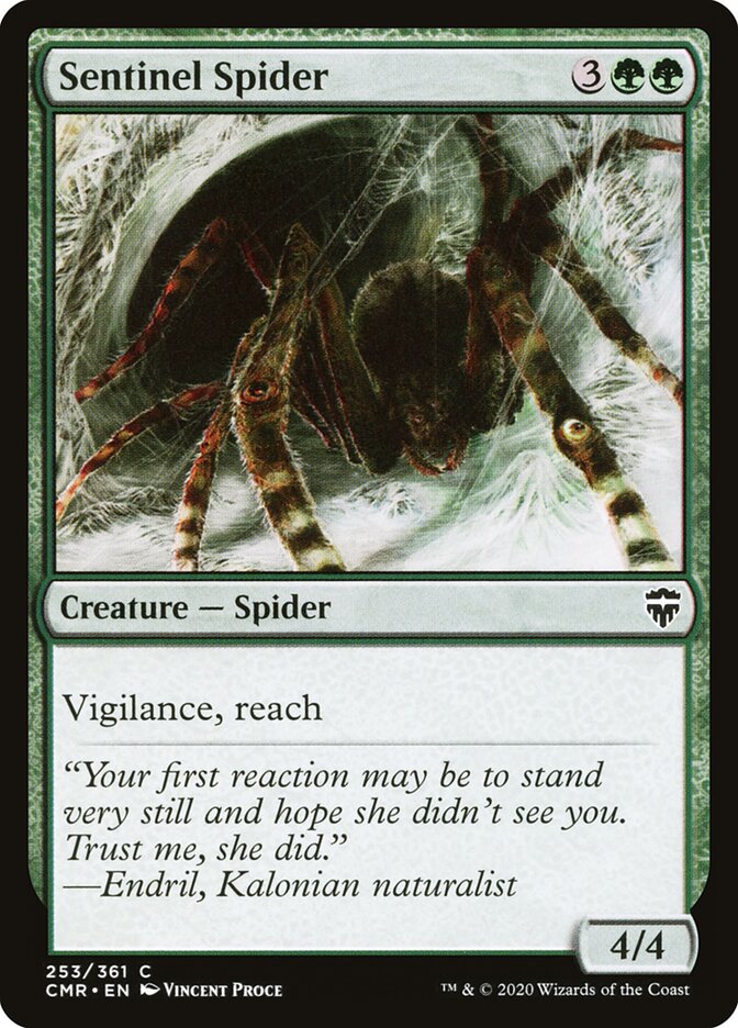 Sentinel Spider · Commander Legends (CMR) #253