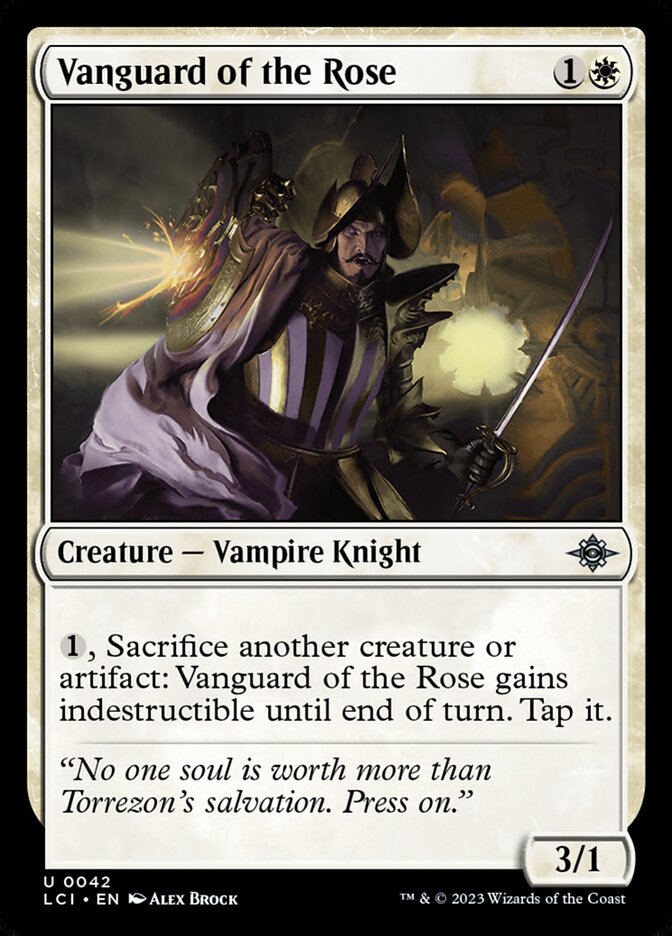 Vanguard of the Rose · The Lost Caverns of Ixalan (LCI) #42