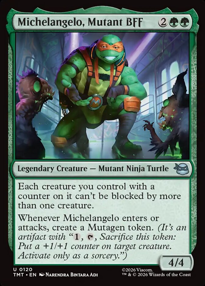 Michelangelo, Mutant BFF · Teenage Mutant Ninja Turtles (TMT) #120
