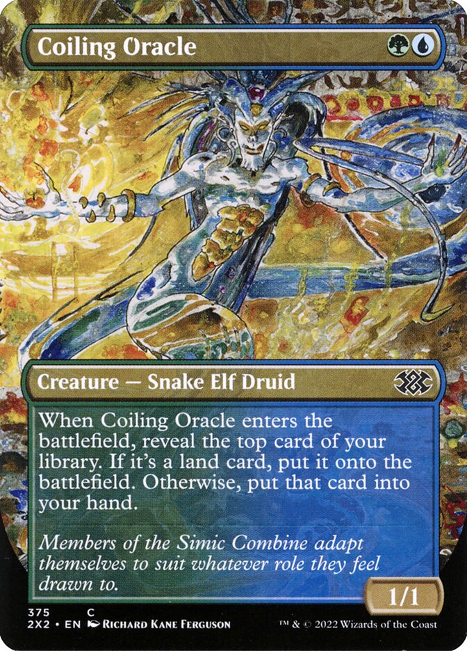 Coiling Oracle · Double Masters 2022 (2X2) #375 · borderless