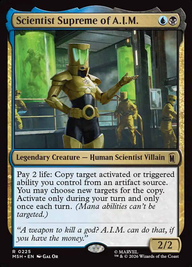 Scientist Supreme of A.I.M. · Marvel Super Heroes (MSH) #225