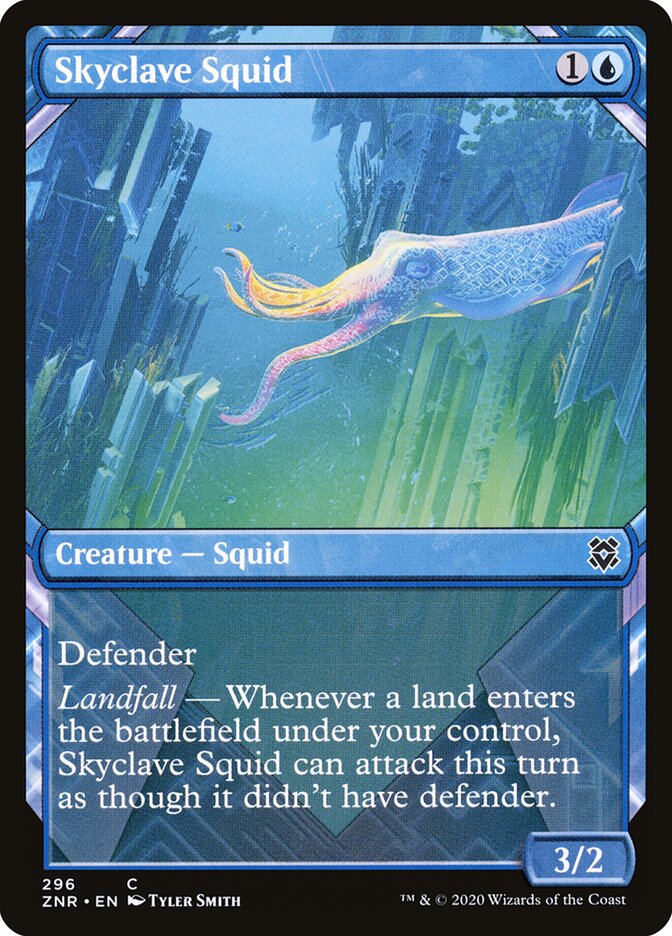 Skyclave Squid · Zendikar Rising (ZNR) #296 · showcase