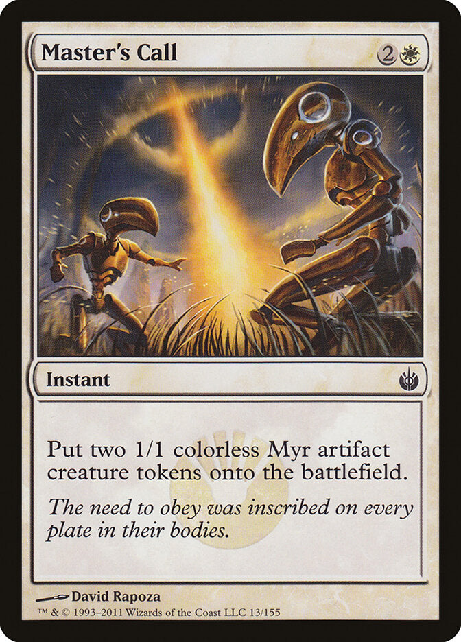 Master's Call · Mirrodin Besieged (MBS) #13