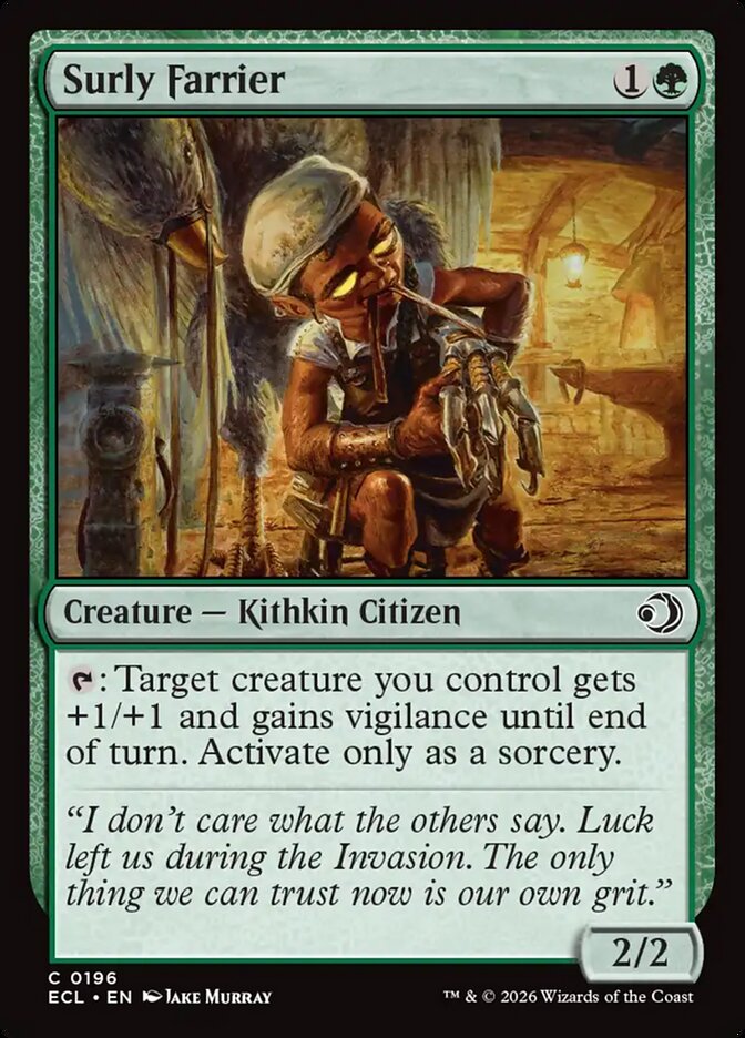 Surly Farrier · Lorwyn Eclipsed (ECL) #196