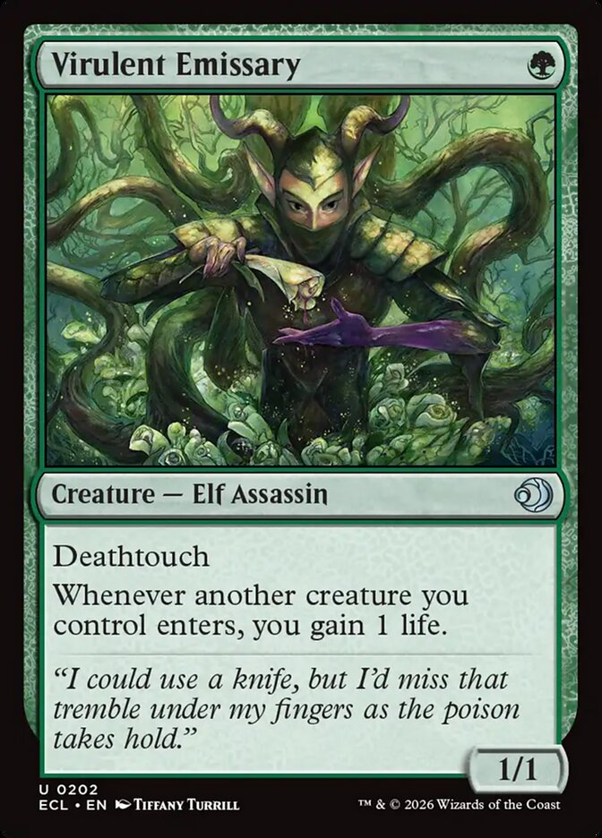 Virulent Emissary · Lorwyn Eclipsed (ECL) #202