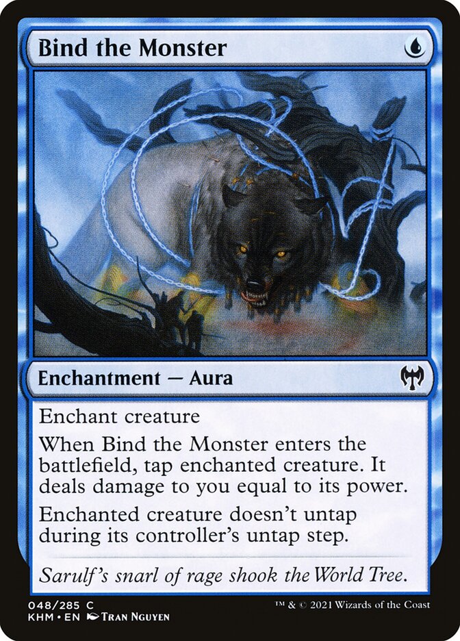 Bind the Monster · Kaldheim (KHM) #48