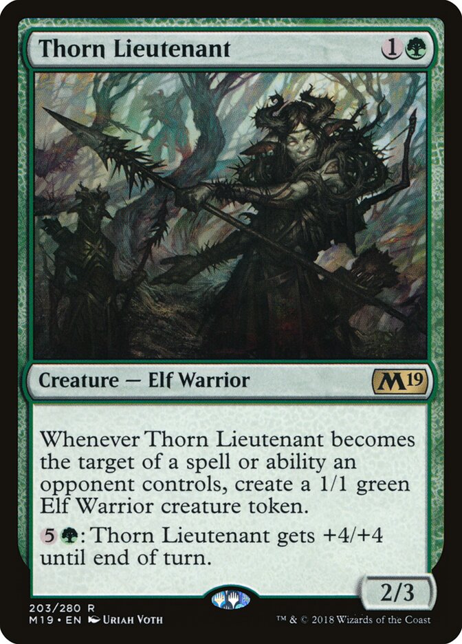 Thorn Lieutenant · Core Set 2019 (M19) #203