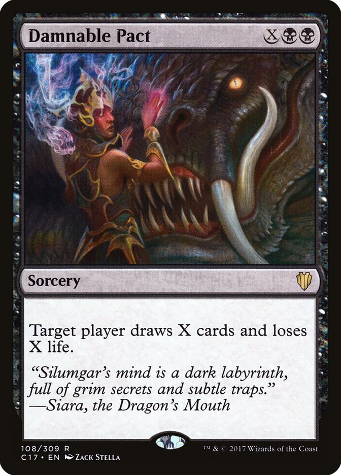 Damnable Pact · Commander 2017 (C17) #108
