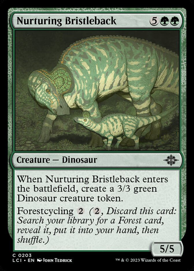 Nurturing Bristleback · The Lost Caverns of Ixalan (LCI) #203