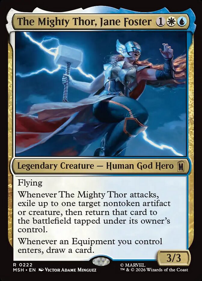The Mighty Thor, Jane Foster · Marvel Super Heroes (MSH) #222