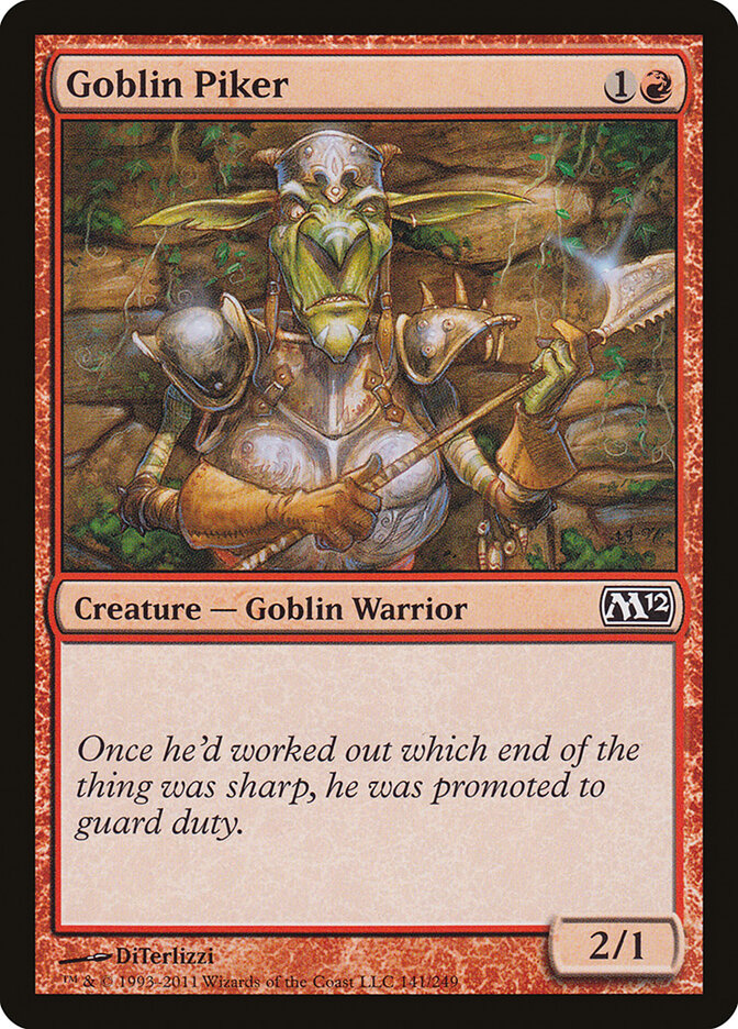 Goblin Piker · Magic 2012 (M12) #141