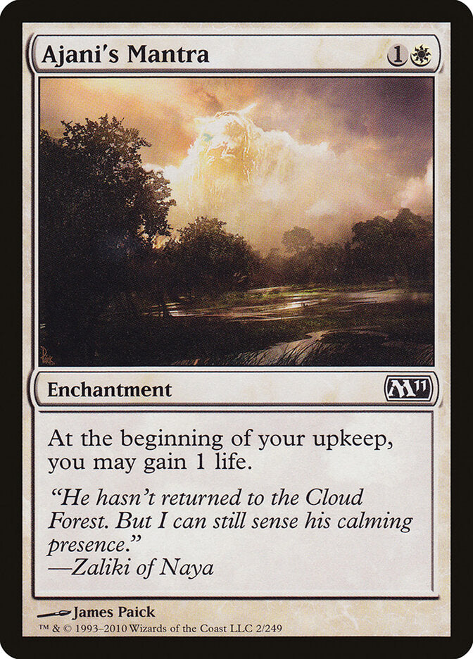Ajani's Mantra · Magic 2011 (M11) #2