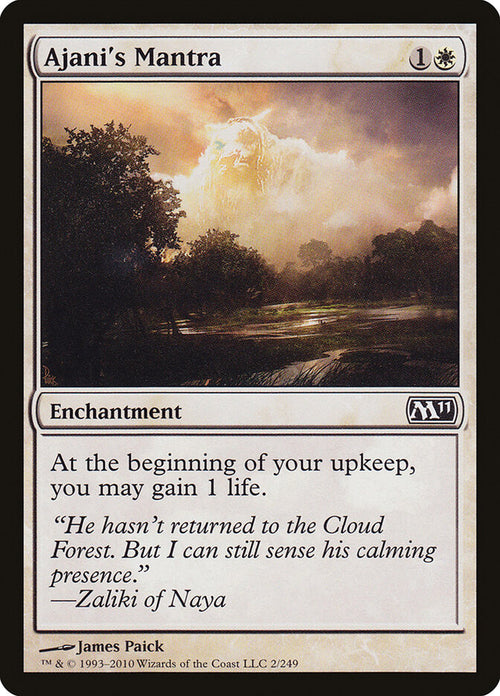 Ajani's Mantra · Magic 2011 (M11) #2
