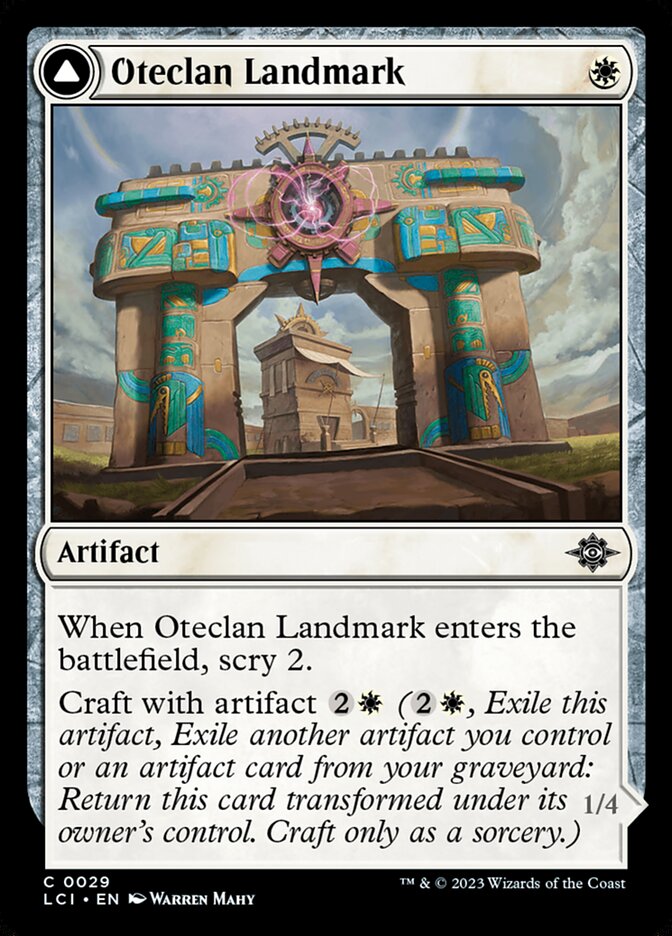 Oteclan Landmark // Oteclan Levitator · The Lost Caverns of Ixalan (LCI) #29