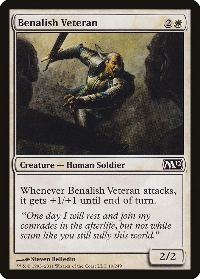 Benalish Veteran · Magic 2012 (M12) #10