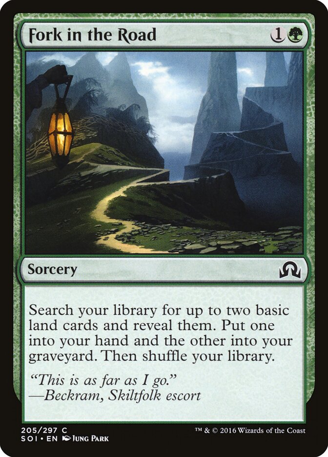 Fork in the Road · Shadows over Innistrad (SOI) #205