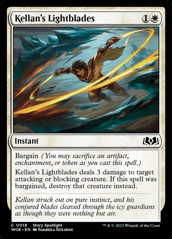 Kellan's Lightblades · Wilds of Eldraine (WOE) #18