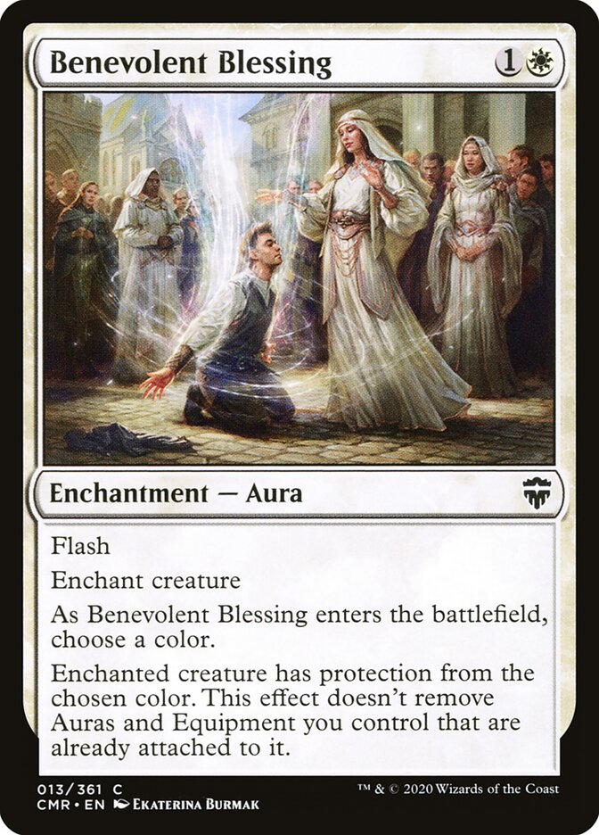 Benevolent Blessing · Commander Legends (CMR) #13