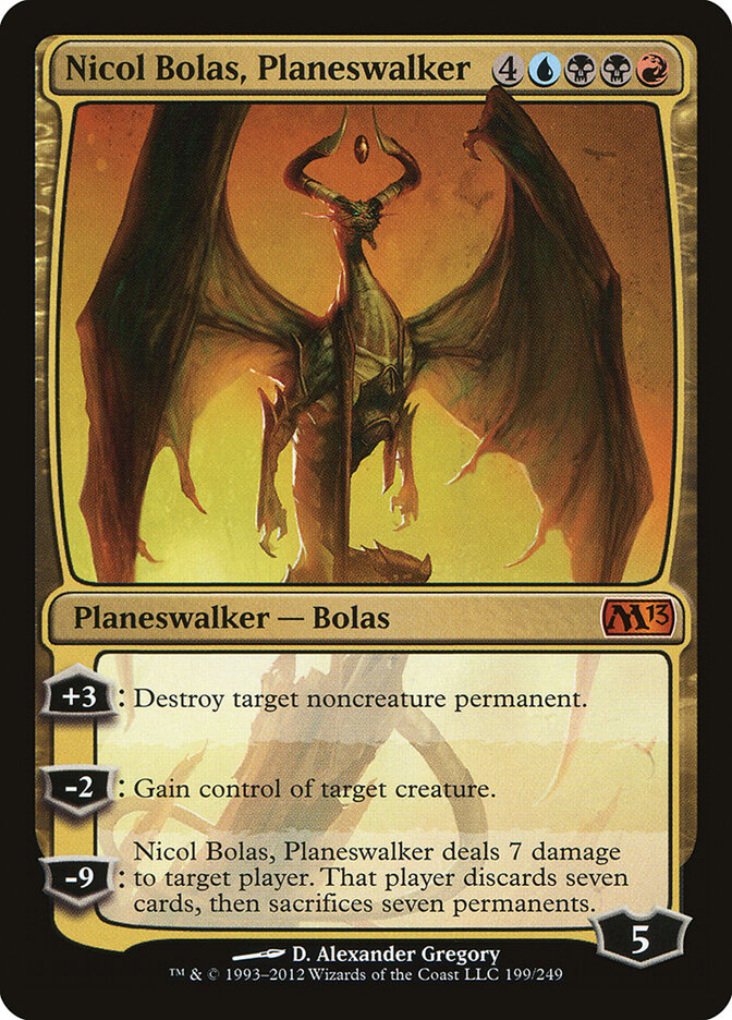 Nicol Bolas, Planeswalker · Magic 2013 (M13) #199