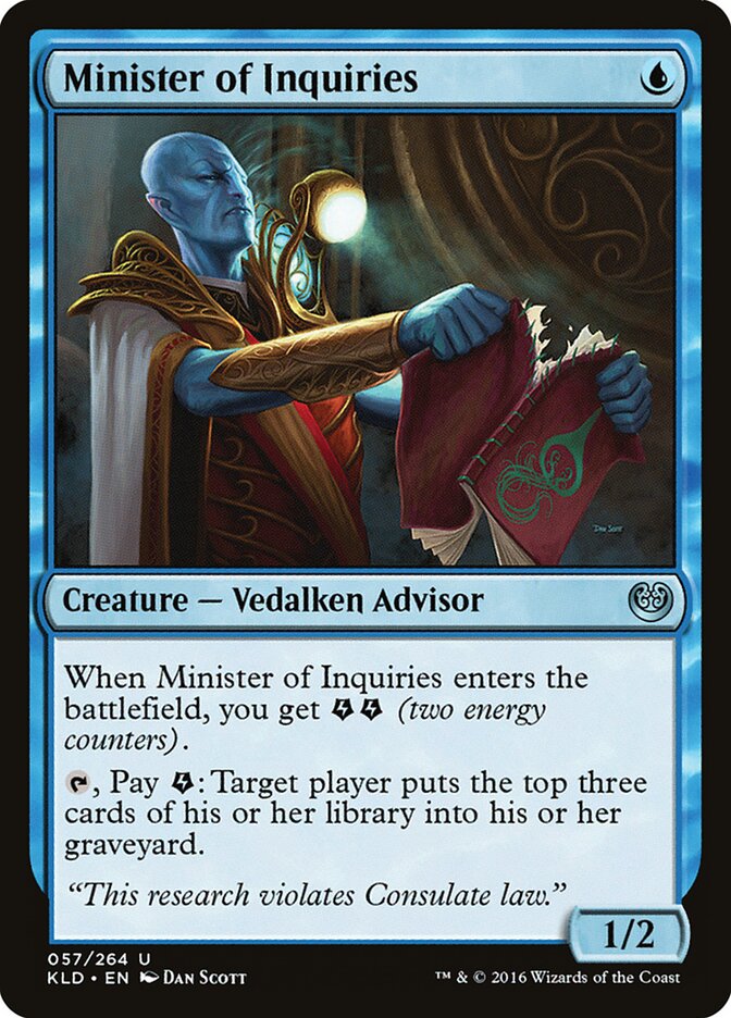 Minister of Inquiries · Kaladesh (KLD) #57