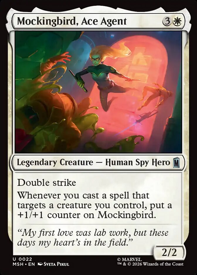 Mockingbird, Ace Agent · Marvel Super Heroes (MSH) #22