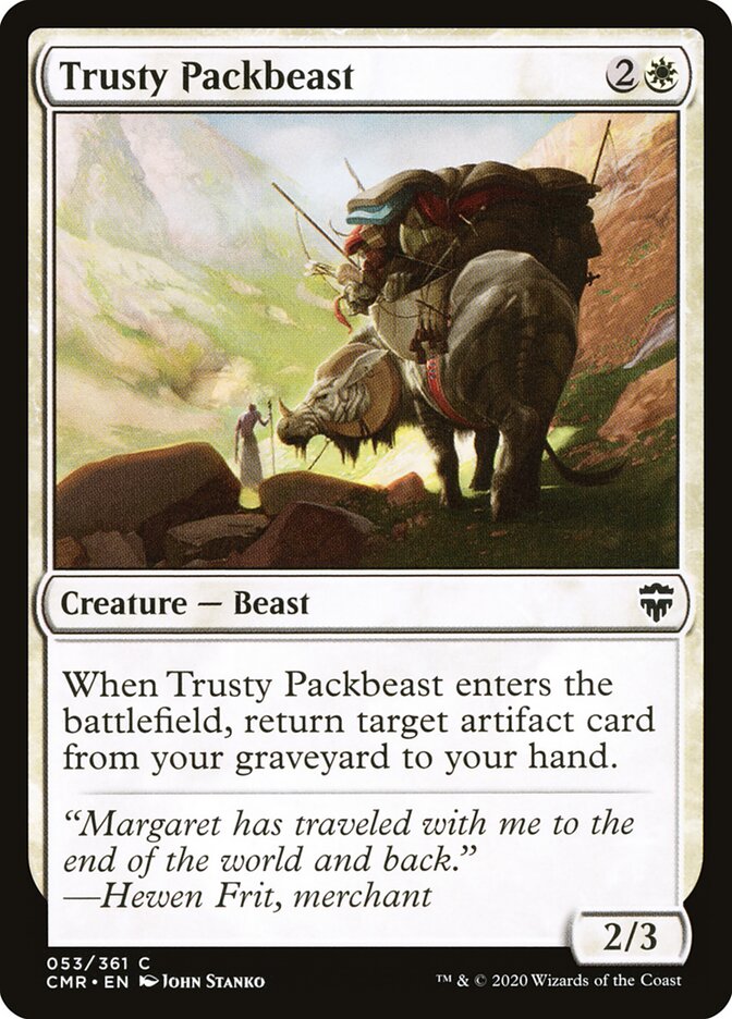 Trusty Packbeast · Commander Legends (CMR) #53