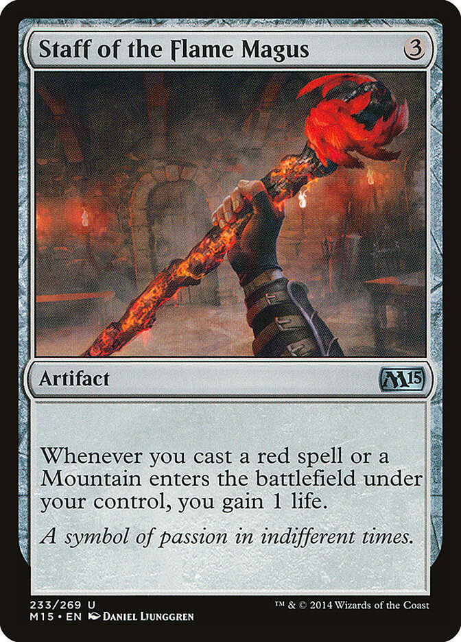Staff of the Flame Magus · Magic 2015 (M15) #233