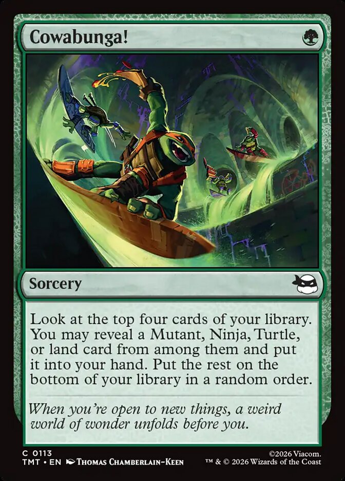 Cowabunga! · Teenage Mutant Ninja Turtles (TMT) #113