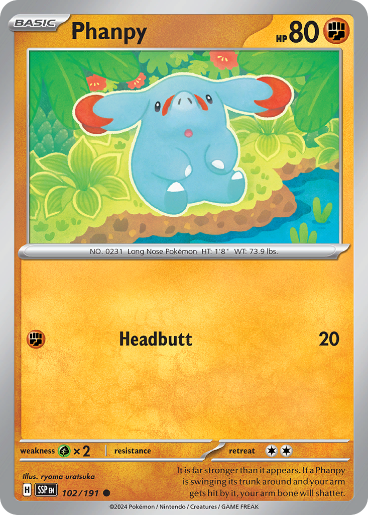 Phanpy · Surging Sparks (SV8) #102