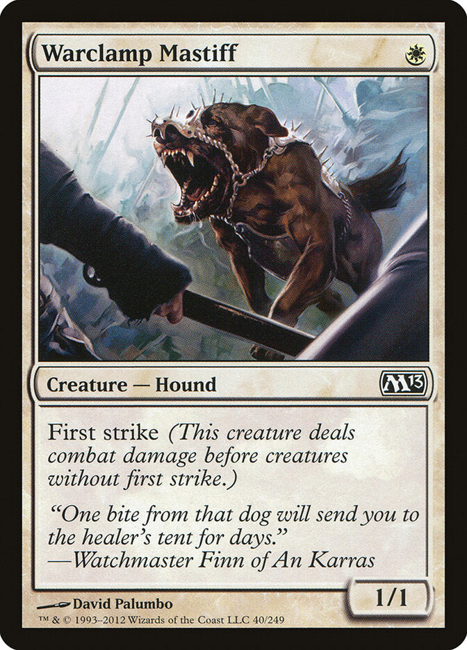Warclamp Mastiff · Magic 2013 (M13) #40