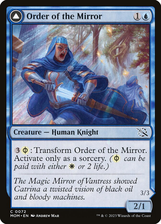 Order of the Mirror // Order of the Alabaster Host · March of the Machine (MOM) #72