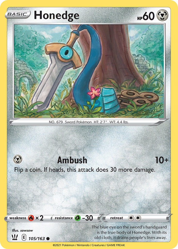 Honedge · Battle Styles (SWSH5) #105