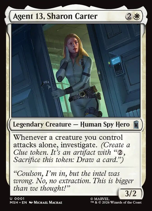 Agent 13, Sharon Carter · Marvel Super Heroes (MSH) #1