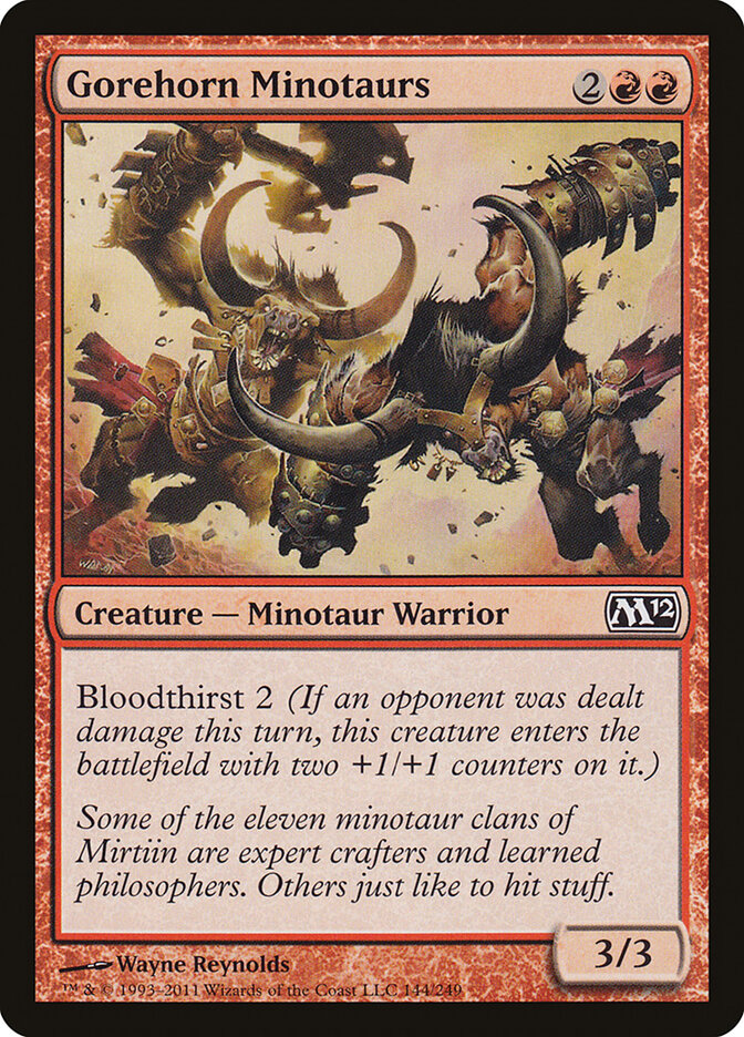 Gorehorn Minotaurs · Magic 2012 (M12) #144