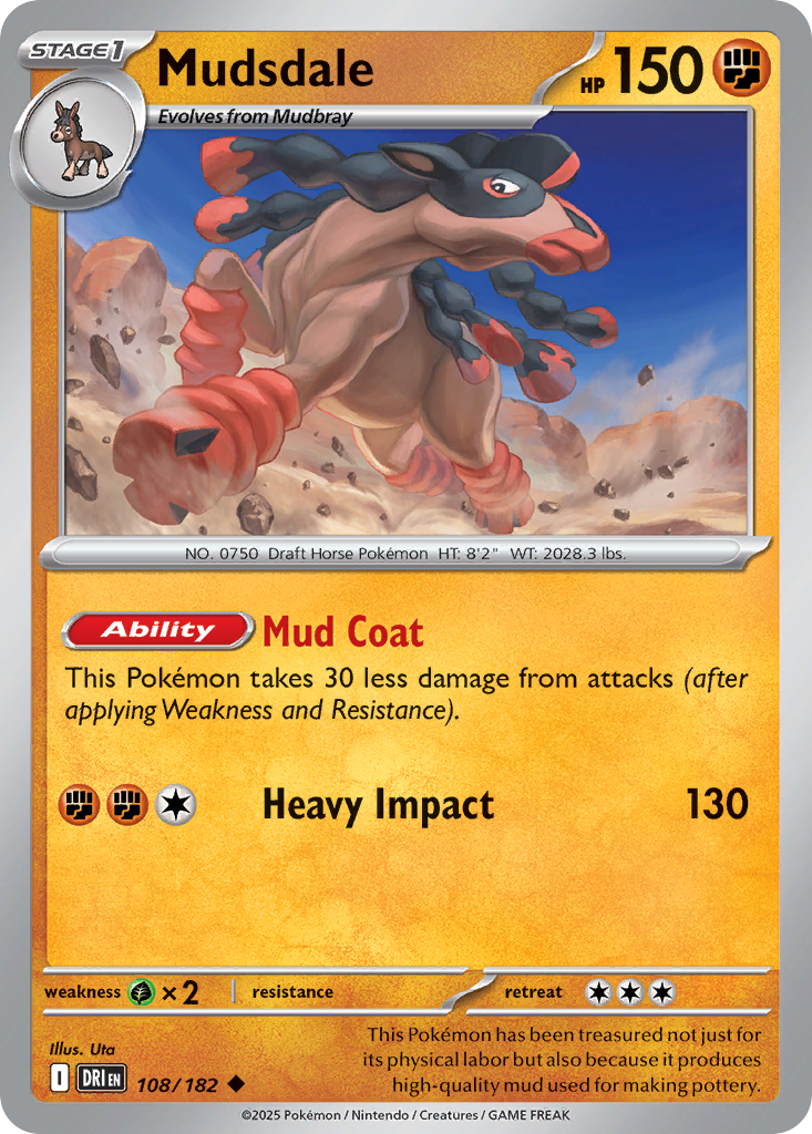 Mudsdale · Destined Rivals (SV10) #108