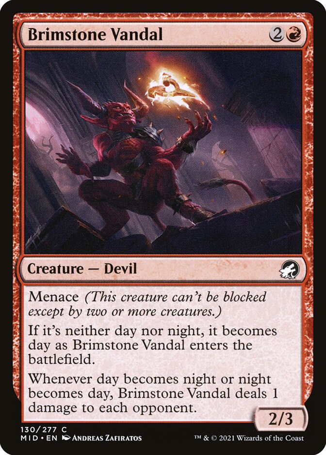 Brimstone Vandal · Innistrad: Midnight Hunt (MID) #130