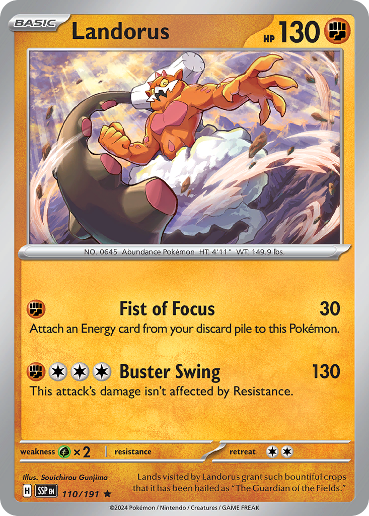 Landorus · Surging Sparks (SV8) #110