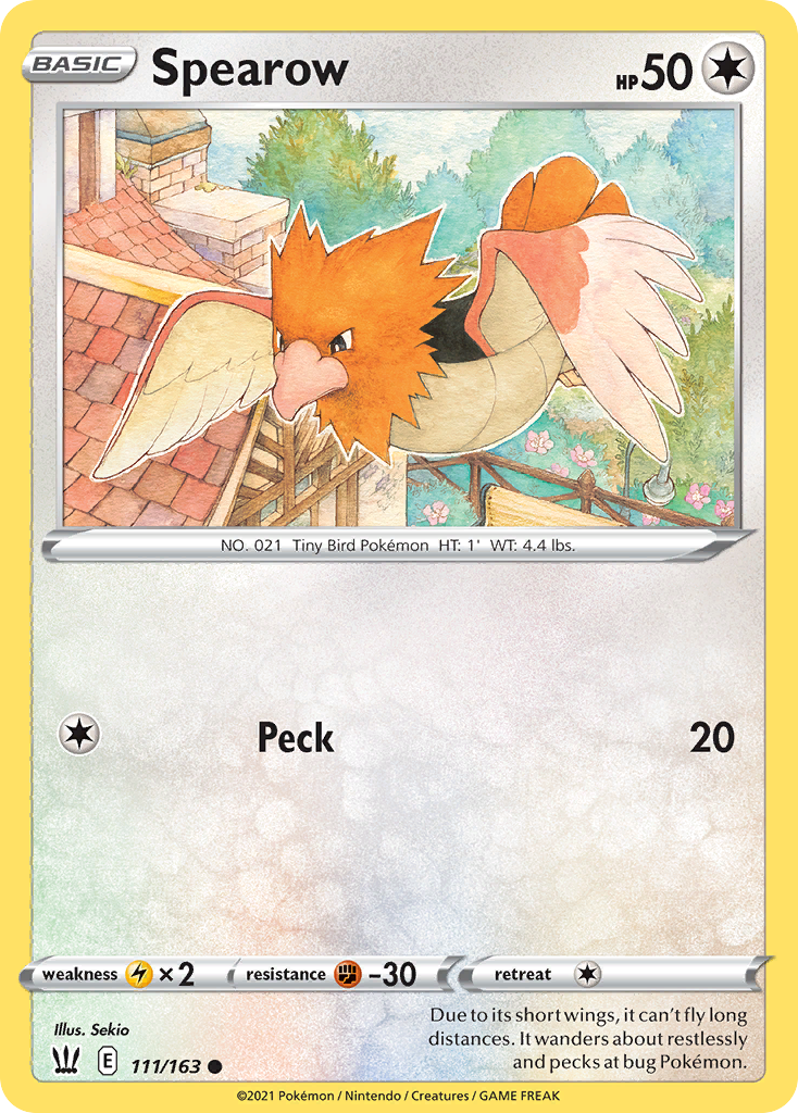 Spearow · Battle Styles (SWSH5) #111