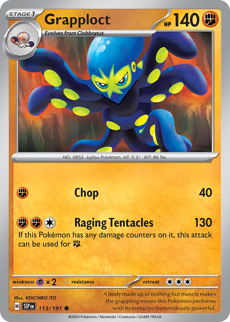 Grapploct · Surging Sparks (SV8) #113