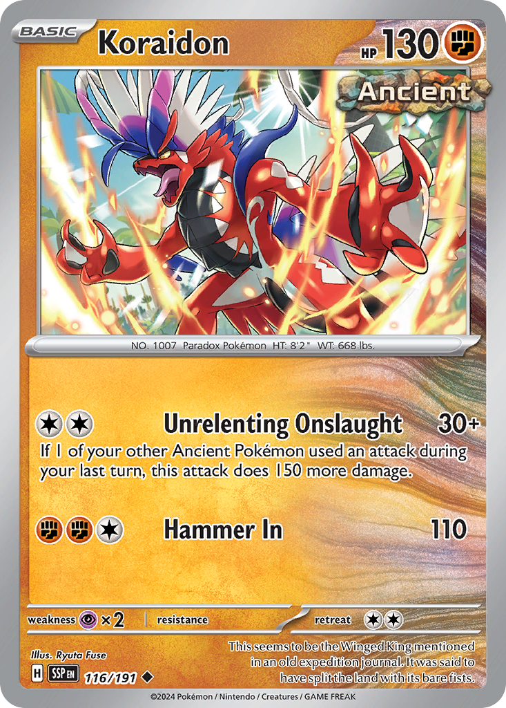 Koraidon · Surging Sparks (SV8) #116