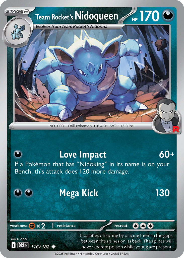Team Rocket's Nidoqueen · Destined Rivals (SV10) #116