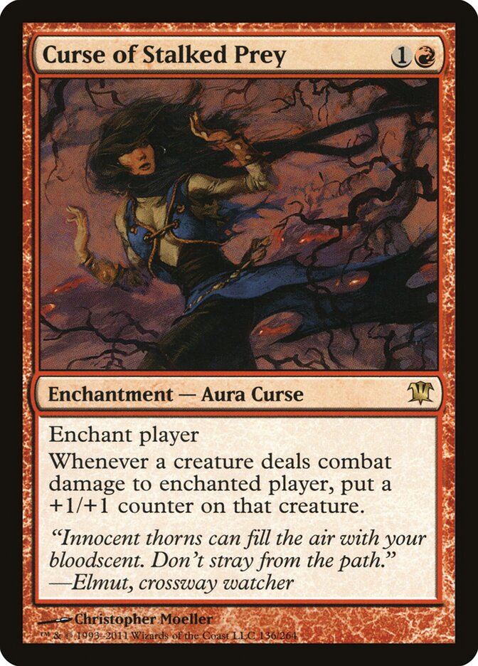 Curse of Stalked Prey · Innistrad (ISD) #136
