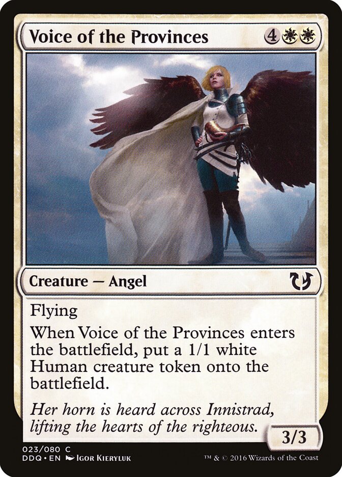 Voice of the Provinces · Duel Decks: Blessed vs. Cursed (DDQ) #23
