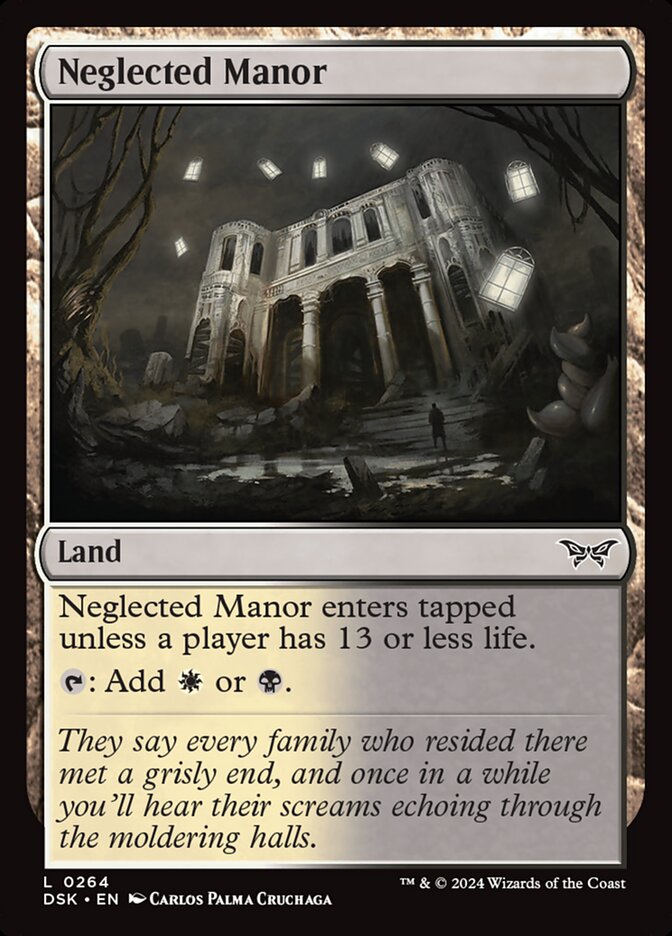 Neglected Manor · Duskmourn: House of Horror (DSK) #264