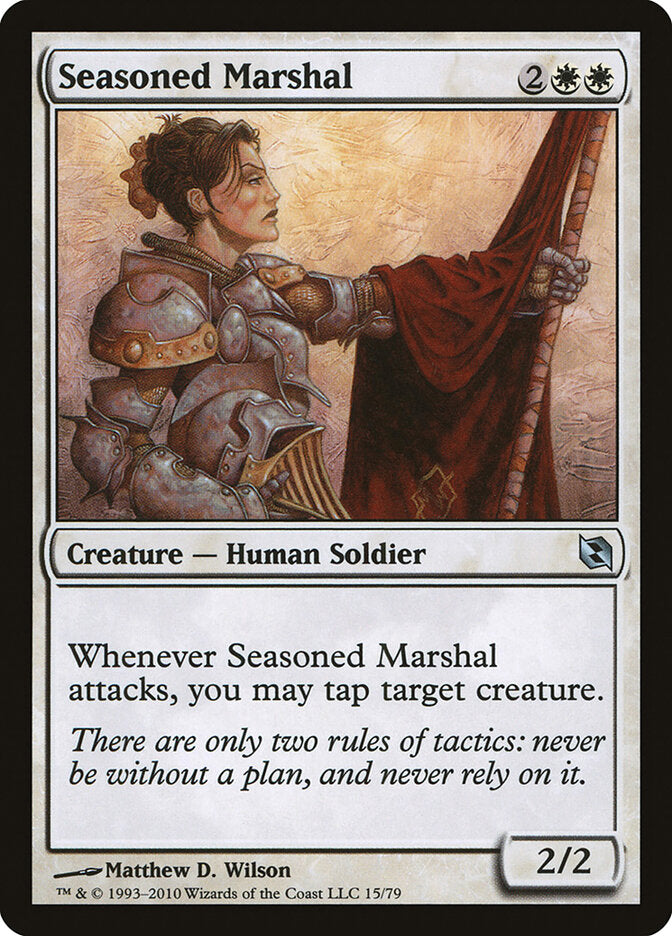 Seasoned Marshal · Duel Decks: Elspeth vs. Tezzeret (DDF) #15